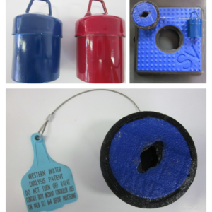 Recycled Plastic Surrounds and Do Not Operate caps