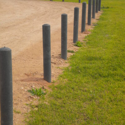 100mm Round Bollards - Cardross Football Ovals (2) (002)