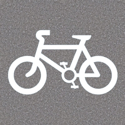 Thermoplastic Cyclist Logo
